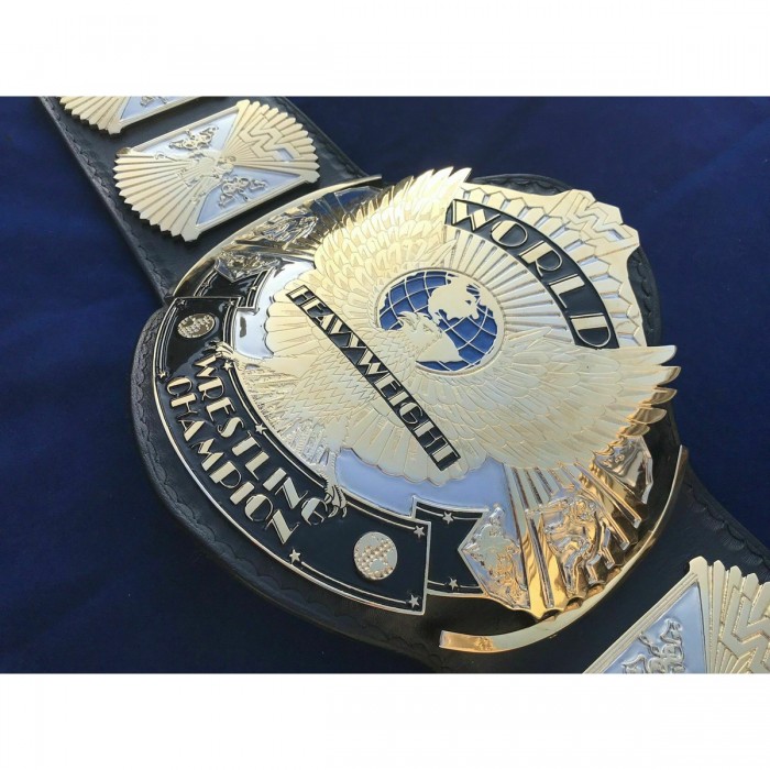 WWF Winged Eagle Zinc Plated Belt HG-5008Z