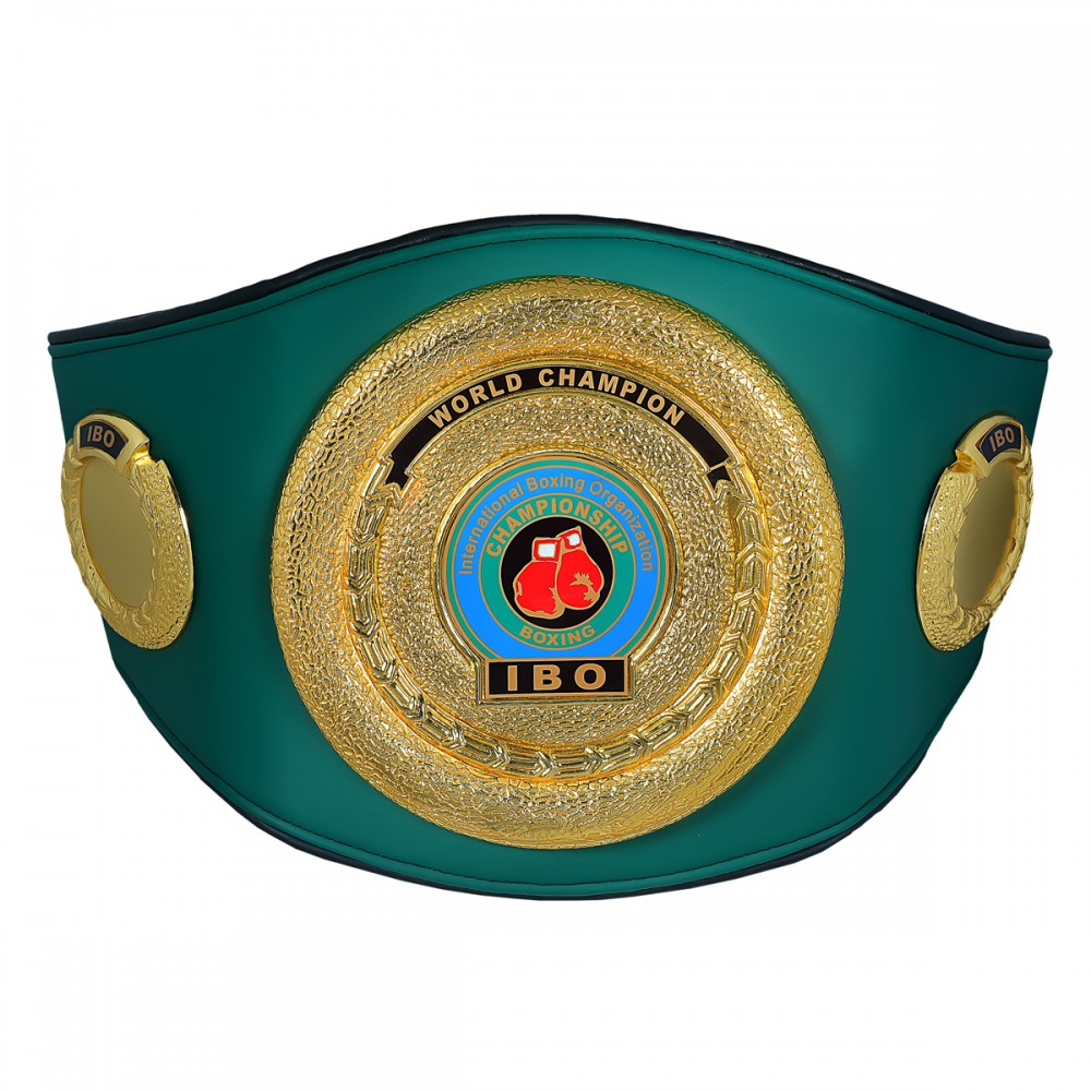 IBO Boxing Championship Belt Adult Synthetic Leather Brand New Full Size 