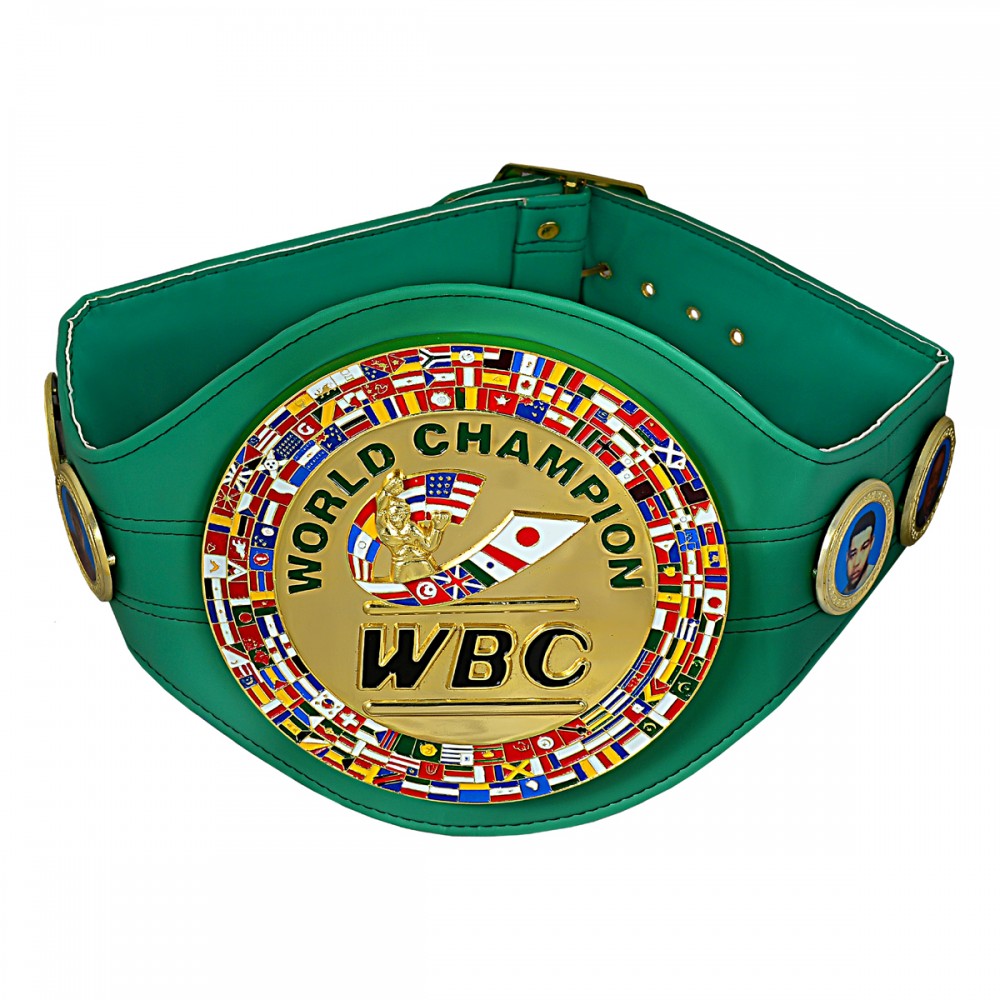 WBC Boxing Champion Ship Belt.full size with wooden case 